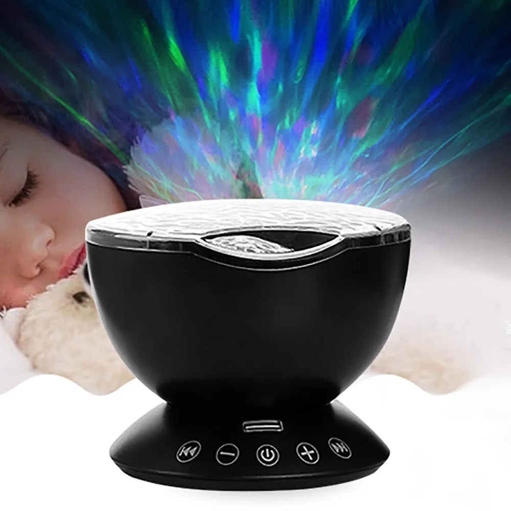 Проектор океанской волны светодиодный светильник с USB дистанционным управлением