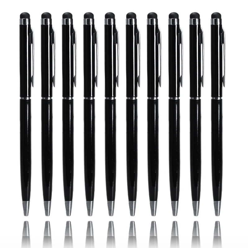 10 шт Мини Универсальный емкостный сенсорный экран Стилус для iPhone Android телефонов 2