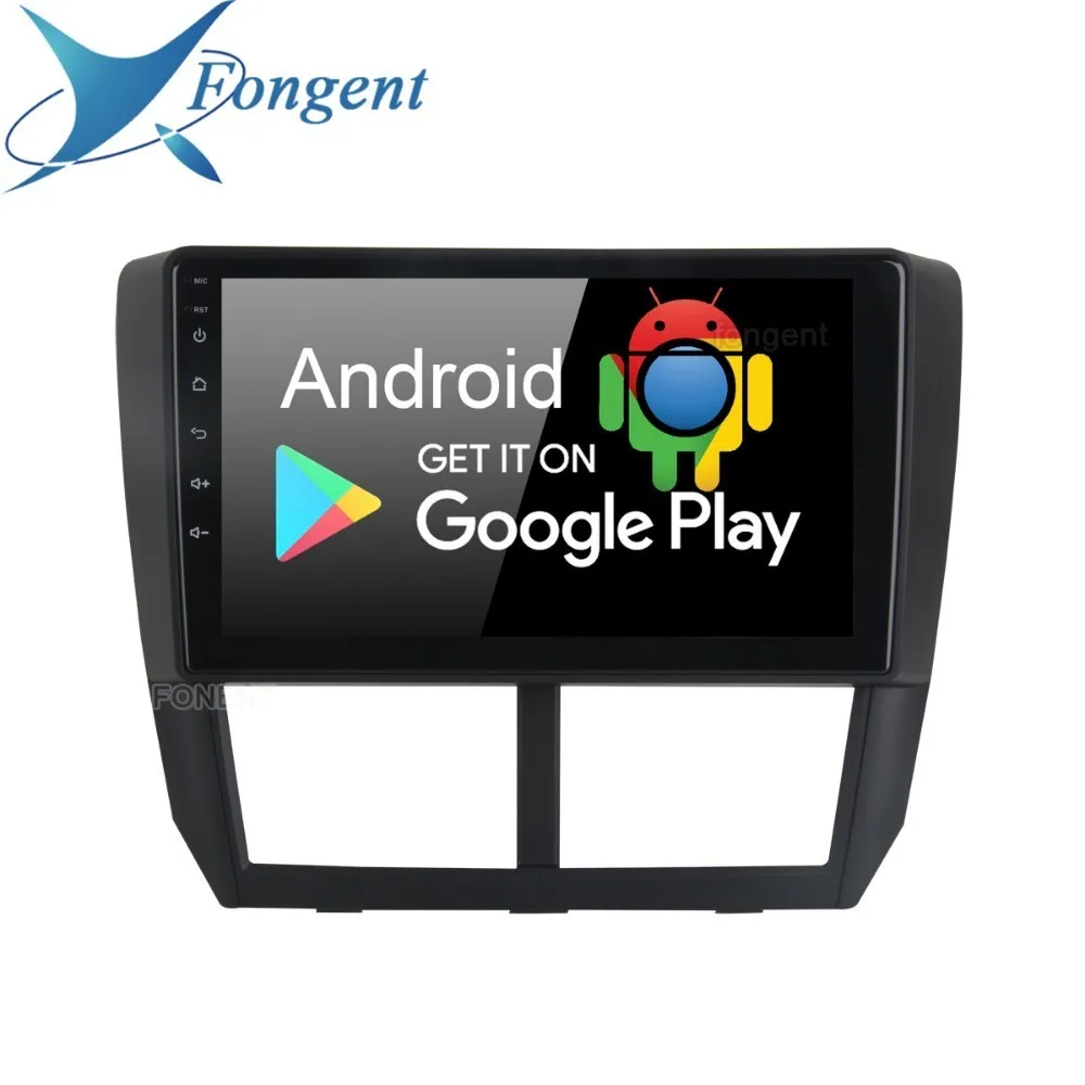 Автомагнитола 1 Din 9 дюймов GPS мультимедийный плеер Android 8 0 для Subaru Forester 2008 2009 2010 2011