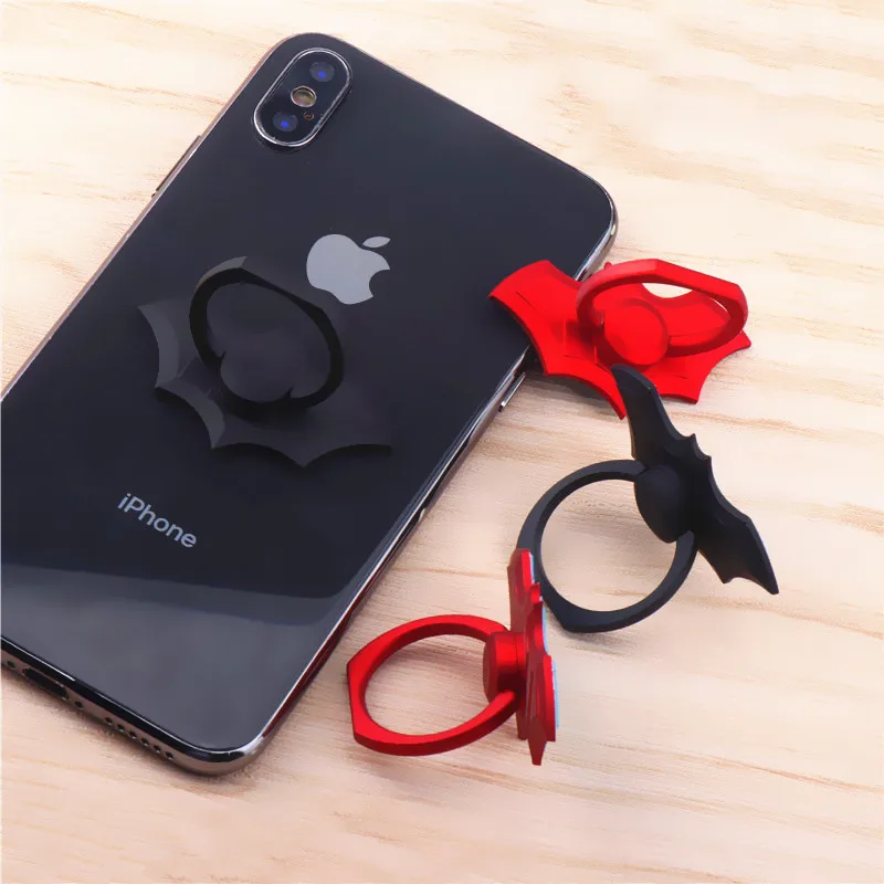Siancs в форме летучей мыши бизнес палец кольцо держатель для IPhoneXS XR XS Max Xiaomi планшеты смартфон Стенд Универсальный стенд