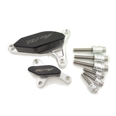 Silver MTImport для Yamaha YZF R1 2007 2008 YZF-R1 ЧПУ POM Frame Slider Crash Pad чехол для двигателя Stator чехол Защита от падения Новинка - Цвет: Silver