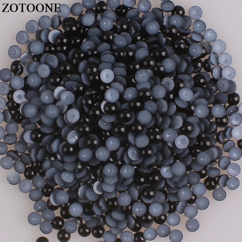 ZOTOONE плоский задний клей на стразы s для одежды украшения дизайна ногтей ABS Смола