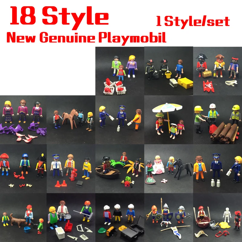 18 стилей набор кукол Playmobil Princess королевская камера для ванной и кровать с