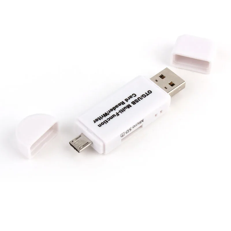 2 в 1 USB OTG кардридер флэш-накопитель высокоскоростной USB2.0 Универсальный TF/SD-карта
