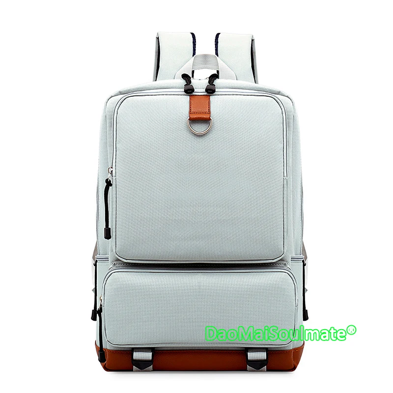 Аниме Любовь жить Обувь для девочек мультфильм Рюкзак Студенты Bagpack ноутбук Рюкзаки дети девушка большой Ёмкость портфель Школьные ранцы - Цвет: Gray No Pattern