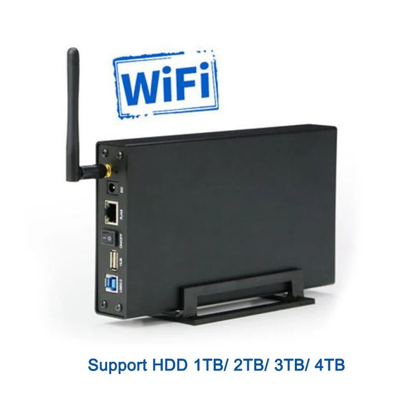 Внешний жесткий диск 2 ТБ/ТБ sata с 3 5 дюймовым Wi Fi роутером алюминиевый корпус для