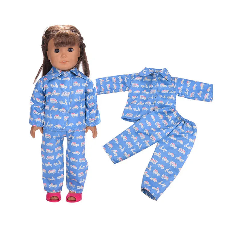 18-дюймовая кукольная Пижама-одежда с героями мультфильмов для моего маленького