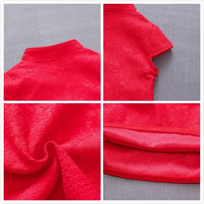 Комплект летней одежды для новорожденных девочек Модная хлопковая одежда Чонсам