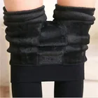 Женские бархатные брюки SVOKOR, теплые эластичные брюки для фитнеса, удобные повседневные женские брюки с высокой талией и эффектом пуш-ап