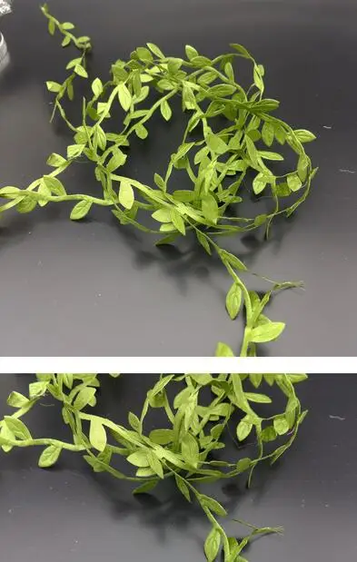 

1000 m Silk Leaf-Shaped Handmake Artificial green Leaves For Wedding Decoration DIY Wreath Gift Scrapbooking Craft Fake Flower