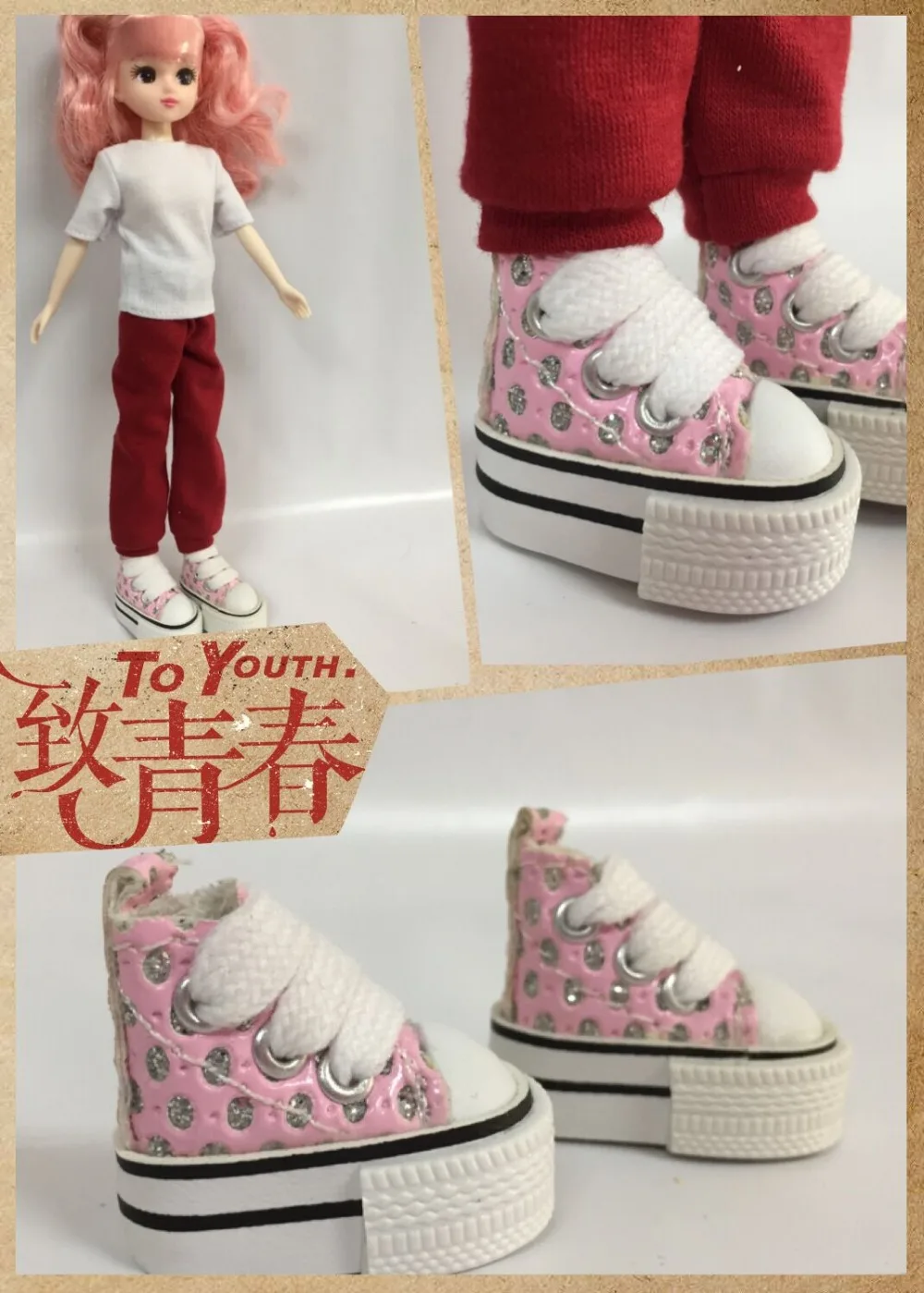 Кукольная обувь Blyth со стразами 3 8 см|doll shoes|blythe doll shoesdoll shoes blythe |