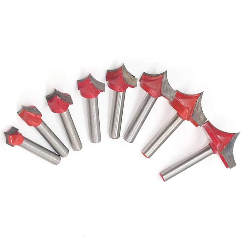 Фрезерный инструмент с 6 ручками двойными краями режущий дизайн гравировка