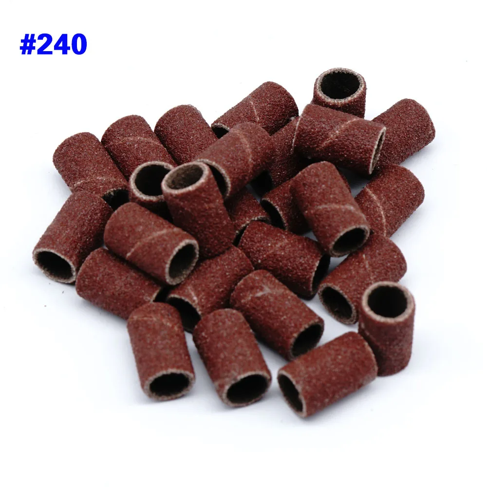 Инструменты для дизайна ногтей 100 шт. резинки 1 твердосплавные насадки аксессуары