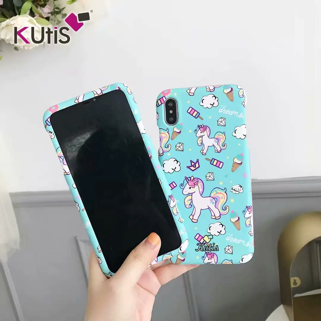 Защитный чехол для iPhone XR XS max 360 градусов передняя + задняя Матовая крышка Модный