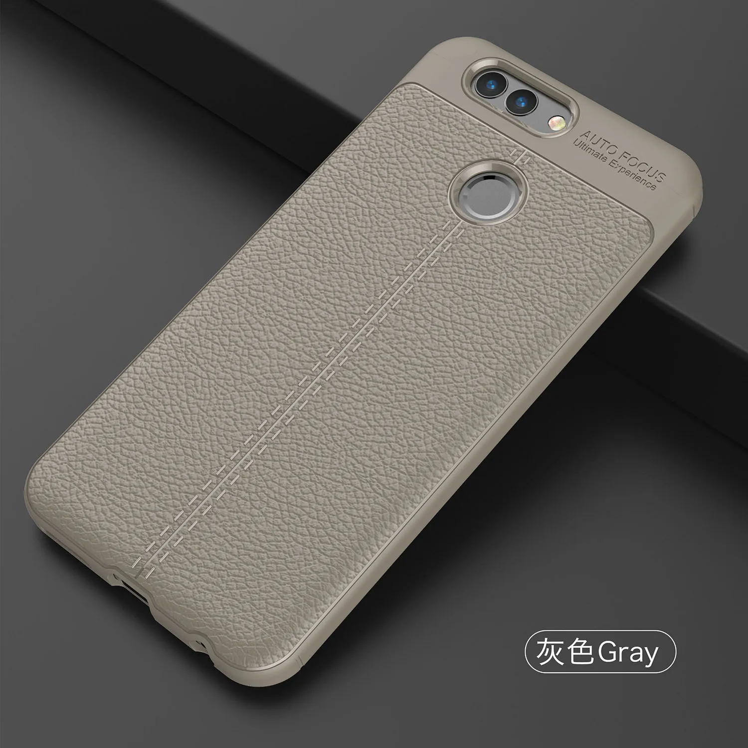 Gray Для Huawei NOVA 2 Plus Мягкий силиконовый чехол с полным покрытием Nova2 плюс P10 селфи бампер чехол BAC-L21 BAC-L22 BAC-L03 матовый чехол BAC L21 L22 - Цвет: Gray