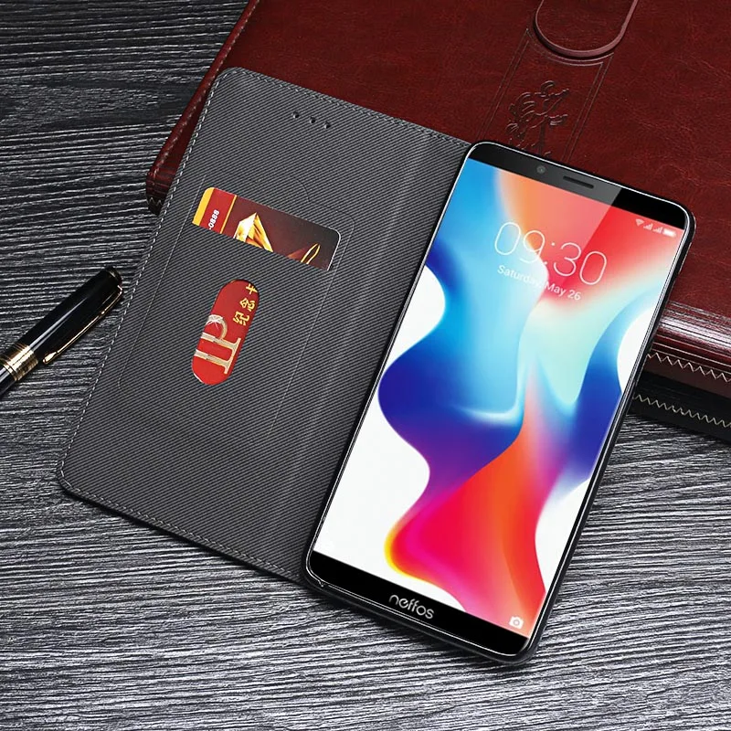 Чехол для телефона TP Link Neffos X9 кожаный флип чехол роскошный защитный TP913A