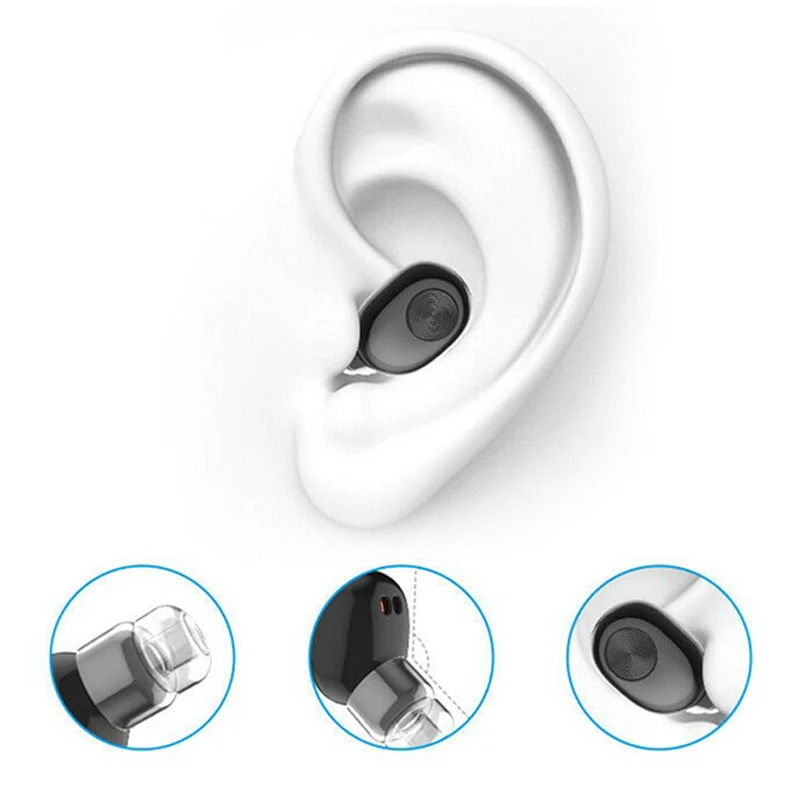 Bluetooth беспроводные вкладыши в ухо мини с зарядным ящиком для хранения вождения