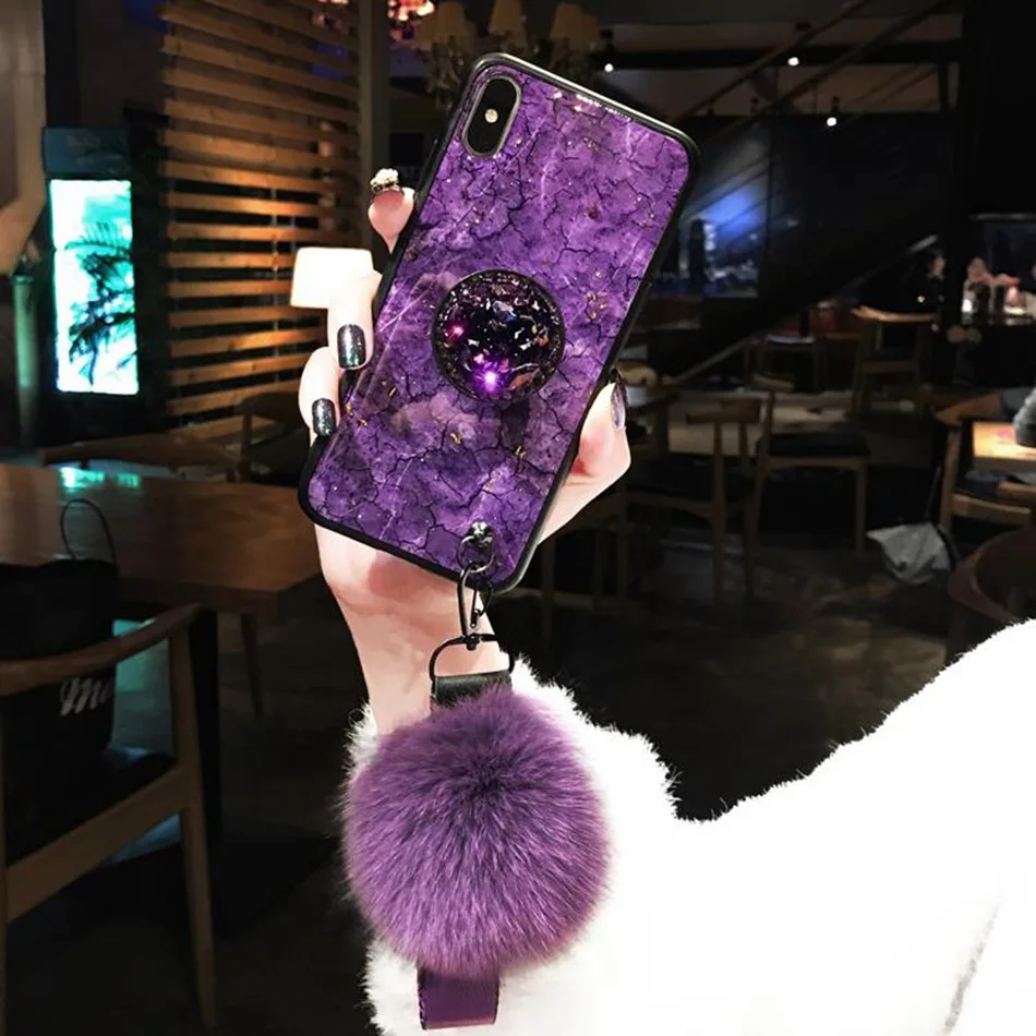 Для Iphone 8 7 Plus X 6 S XS Max XR чехол роскошный золотой фольги под мрамор Блестящий