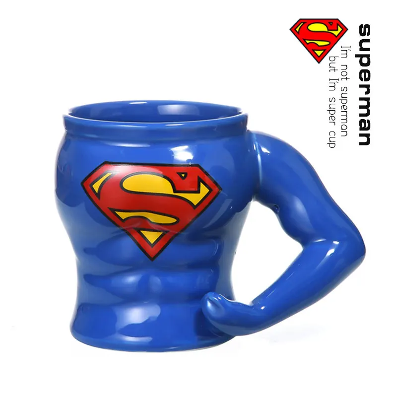 American creative Superman Muscle Mug Ceramic Cup Coffee with Spoon send boyfriend gift SD357 | Игрушки и хобби
