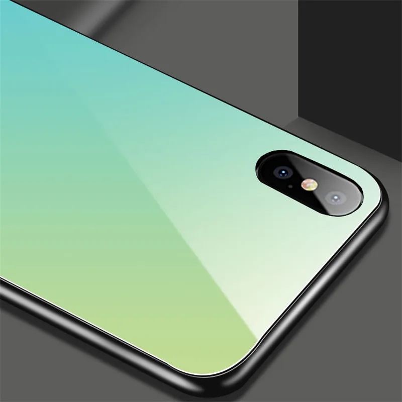 Kinbom для Iphone 6 6S 7 8 plus Multi Цвет градиентный телефонный чехол красивый однотонный