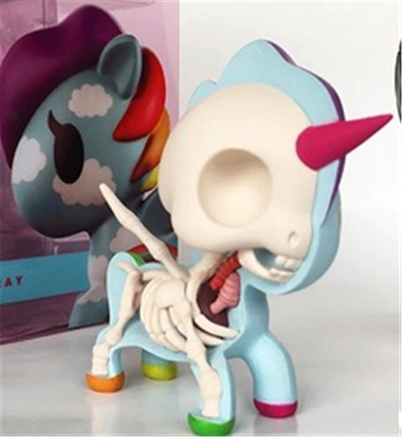 

Robot Unicorn Attack 4D XXRAY master Mighty Jaxx Jason Freeny anatomy Cartoon ornament