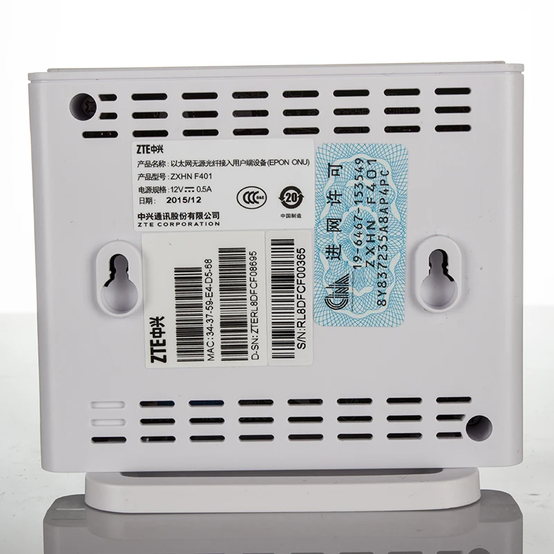 ZTE ZXA10 F401 EPON с портом Ethernet 1GE английская прошивка ONU ONT один порт локальной сети
