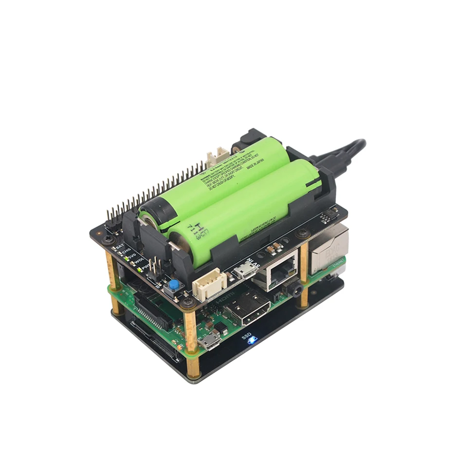 X720 UPS HAT 18650 power Raspberry Pi Плата расширения управления + безопасное отключение