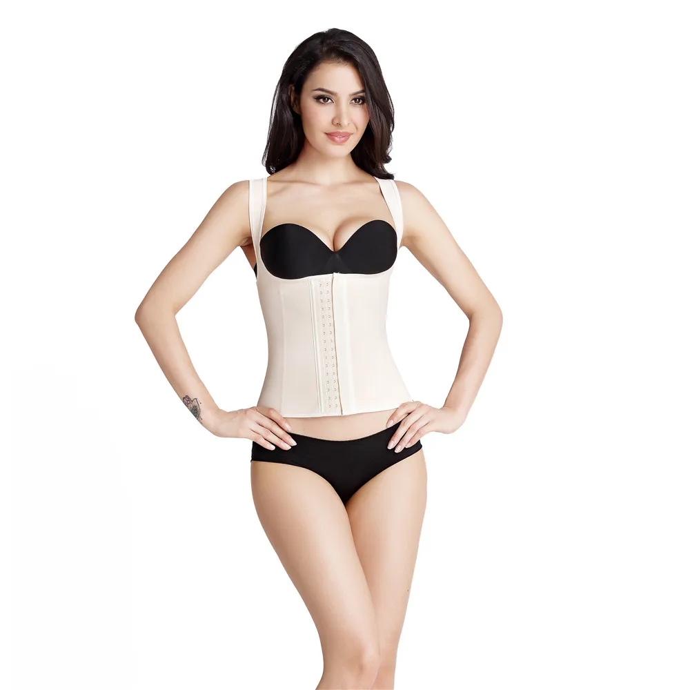 2017 Горячая Распродажа женский жилет утягивающий корсет латексный сексуальный