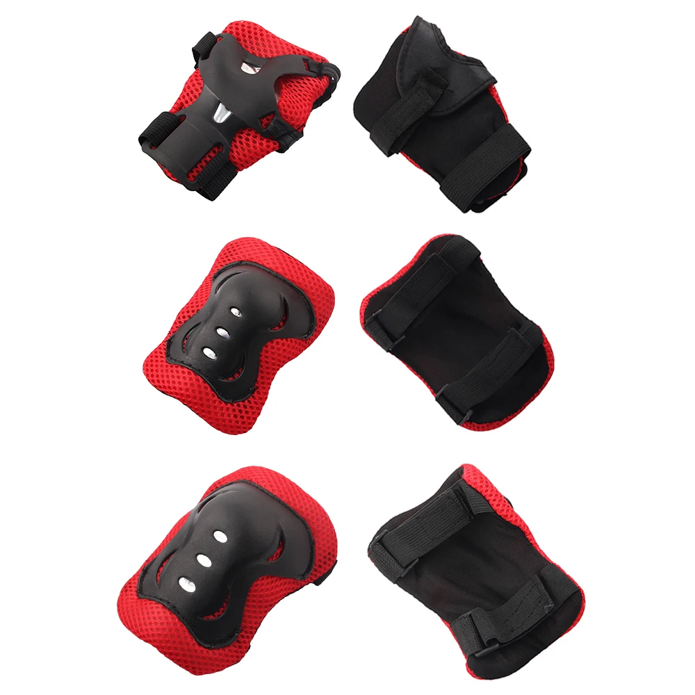 Новый 6 шт./компл. Детей Спорт Безопасность Запястье Руки Локоть Наколенники