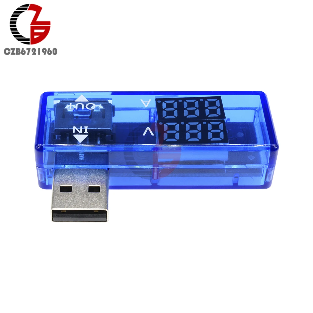 5 В USB Тестер светодиодный цифровой вольтметр Амперметр зарядное устройство Доктор банк индикатор напряжения измеритель тока вольт ампер тестер детектор