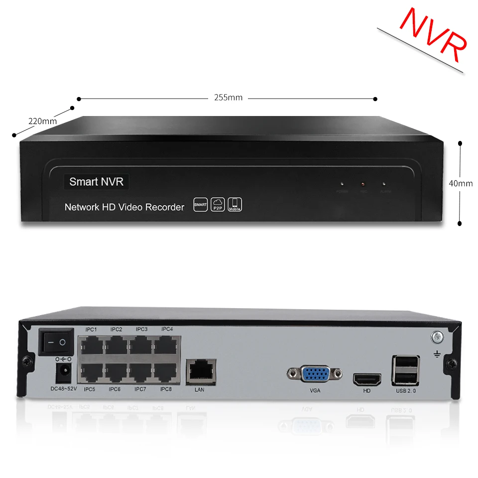 ZSVEDIO 4ch встроенный односторонний 5.0MP POE Комплект H.265 Системы CCTV 8ch NVR IP Камера
