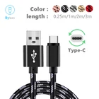 3 м 2 м 25 см короткий кабель типа C USB кабель для Huawei P30 Pro Xiaomi Mi8 Mi9 SE LG V30 Samsung S10 e A50 S10 + Usb C зарядный кабель