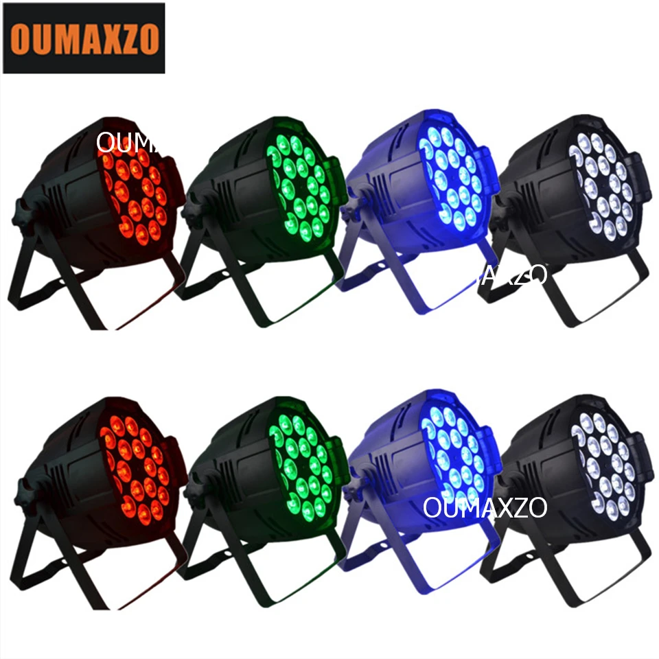 

8 шт./лот сценическое освещение DMX 18 шт. 12 Вт RGBW 4 в 1 Светодиодный светильник par Powercon Многоцветный 18 шт. 12 Вт 4 в 1 rgbw цветной светодиодный par 64