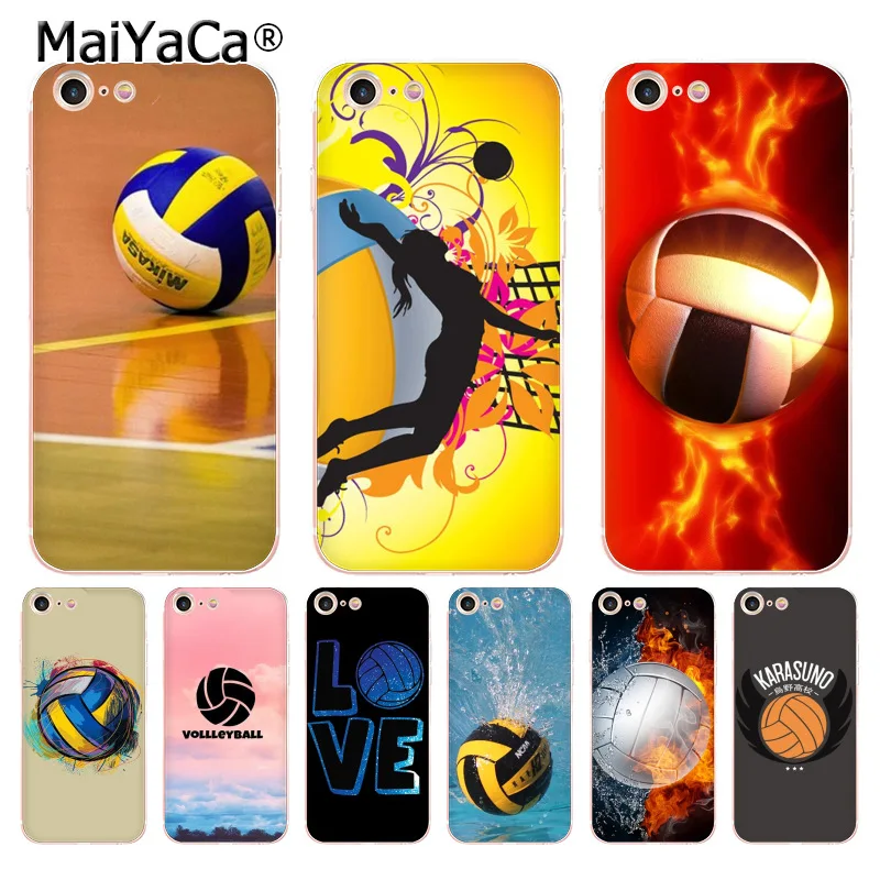 MaiYaCa огонь волейбол спорт вода Мягкий ТПУ чехол для телефона iPhone 8 7 6 6S Plus X 5 5S SE 11pro