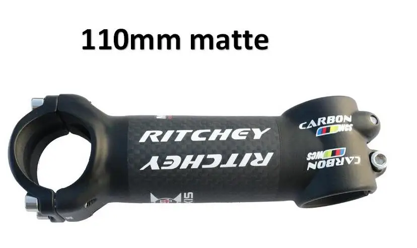 110mm matte stem УГЛЕРОДНЫЙ руль для горного велосипеда, набор для горного велосипеда, руль и Углеродные велосипедные части, набор деталей для велосипеда - Цвет: 110mm matte stem