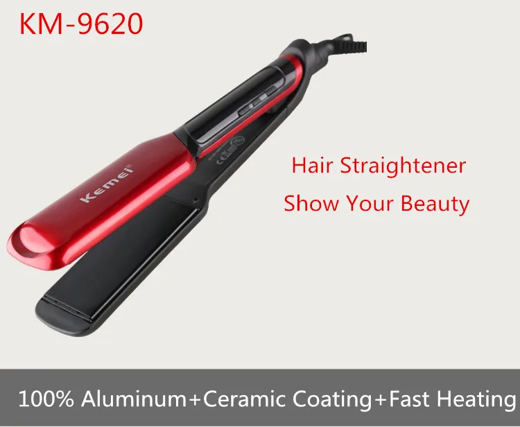 Дешевый брендовый Профессиональный Выпрямитель для волос расческа ЖК-дисплей