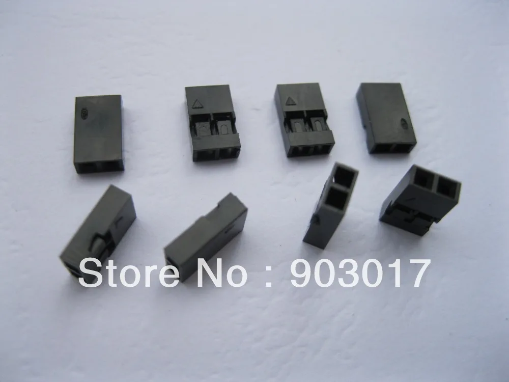 2000 шт соединительный провод женский корпус 2 контактный разъем шаг 0 мм черный