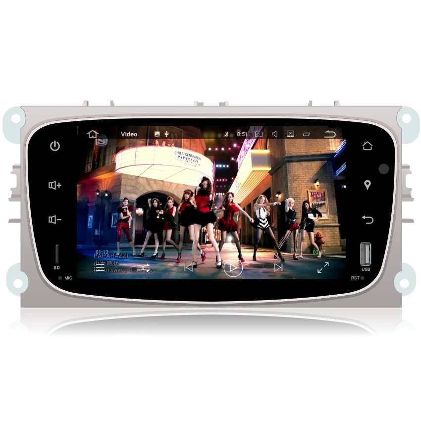 OZGQ радио Android 8,1 9,0 система PX30 9 ''ips экран авто мультимедиа gps для 2008-2011 FORD Focus Mondeo S-MAX C-MAX Galaxy