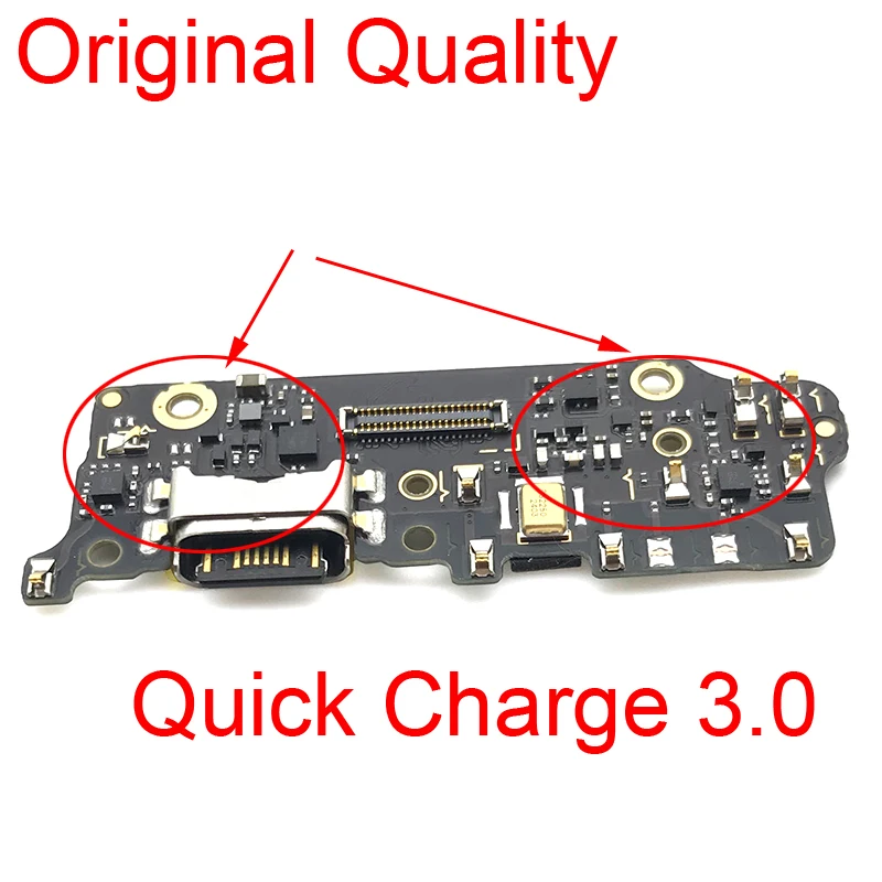 

Original Quick Charge 3.0 Charging Port Board For Xiaomi Mi A2 / Mi 6X Dock Charger Plug Socket Connector Mic Microphone Module
