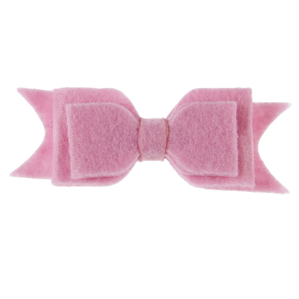 Детские Многослойные заколки для волос 24 цвета|bow hairpin|felt bowhair bows |