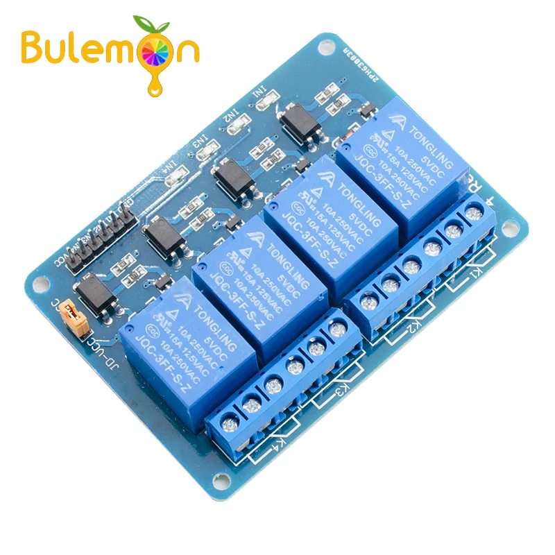 5 В 4-Канальный Релейный модуль с анод для Arduino PIC ARM AVR DSP 4 канала реле Управление