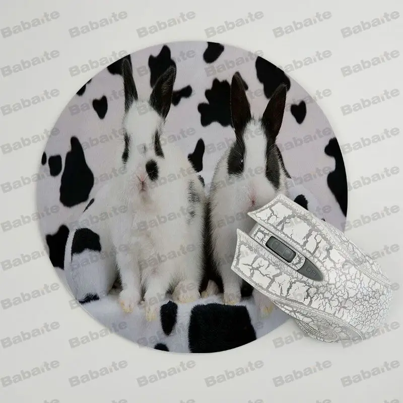 Babaite Custom Skin Cute bunny индивидуальные коврики для мыши компьютера Аниме Коврик и
