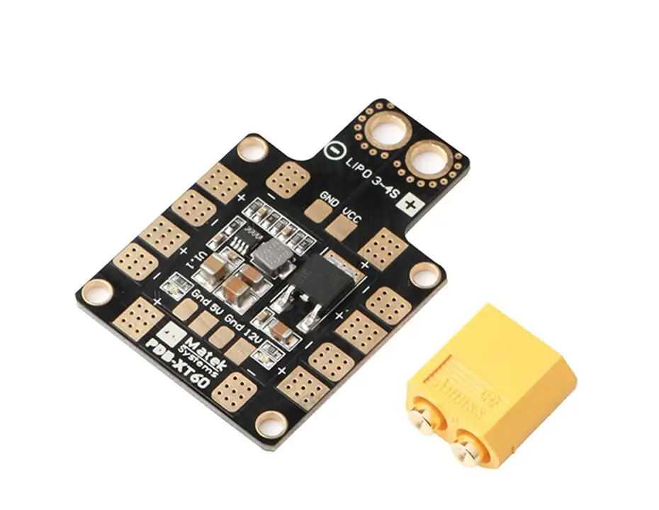 FLYROUN matek System PDB XT60 W/BEC 5V & 12V 2oz медь для радиоуправляемого вертолета FPV дрона игрушки
