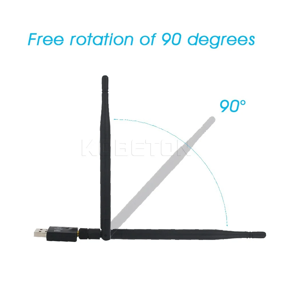 Kebidu 300 Мбит/с USB Wi Fi адаптер 2 0 Беспроводная 4 ГГц сетевая Lan Карта Антенна для Windows