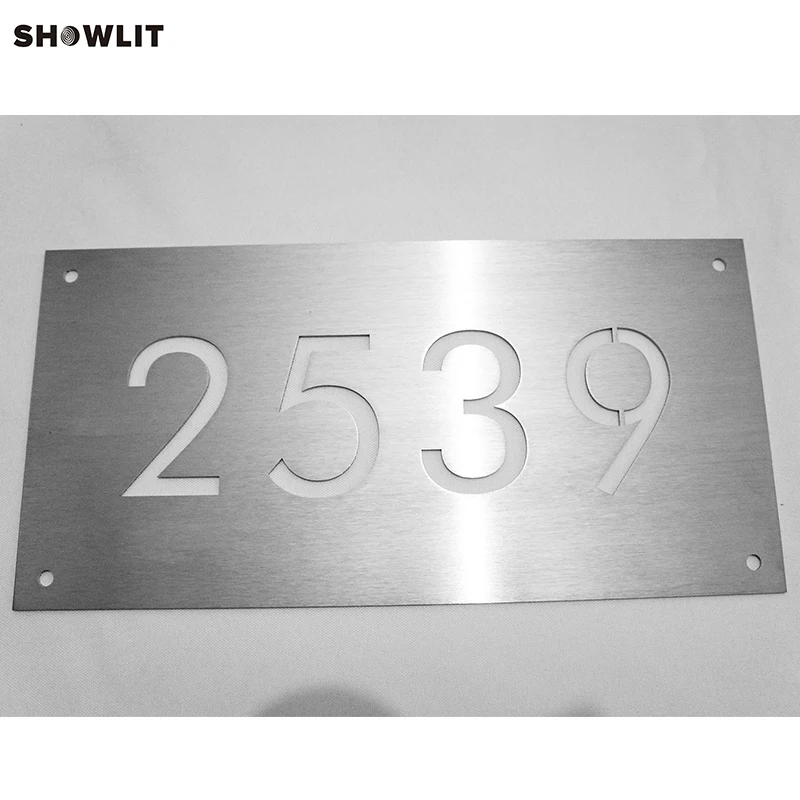 Современные преимущества уличный знак номера для дома четырех номеров |