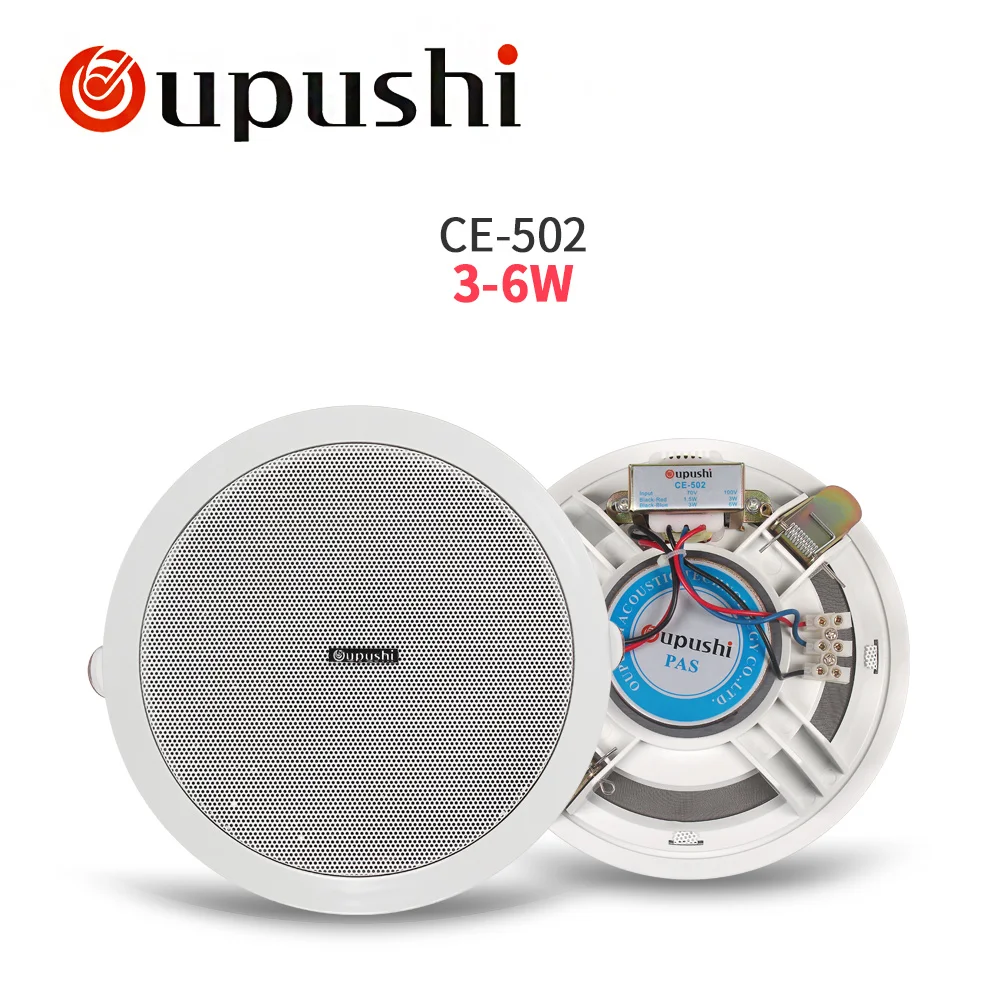 Oupushi эксклюзивный магазин фоновые музыкальные колонки с Bluetooth усилитель мощности потолочный динамик Водонепроницаемая Колонка музыкальный магазин