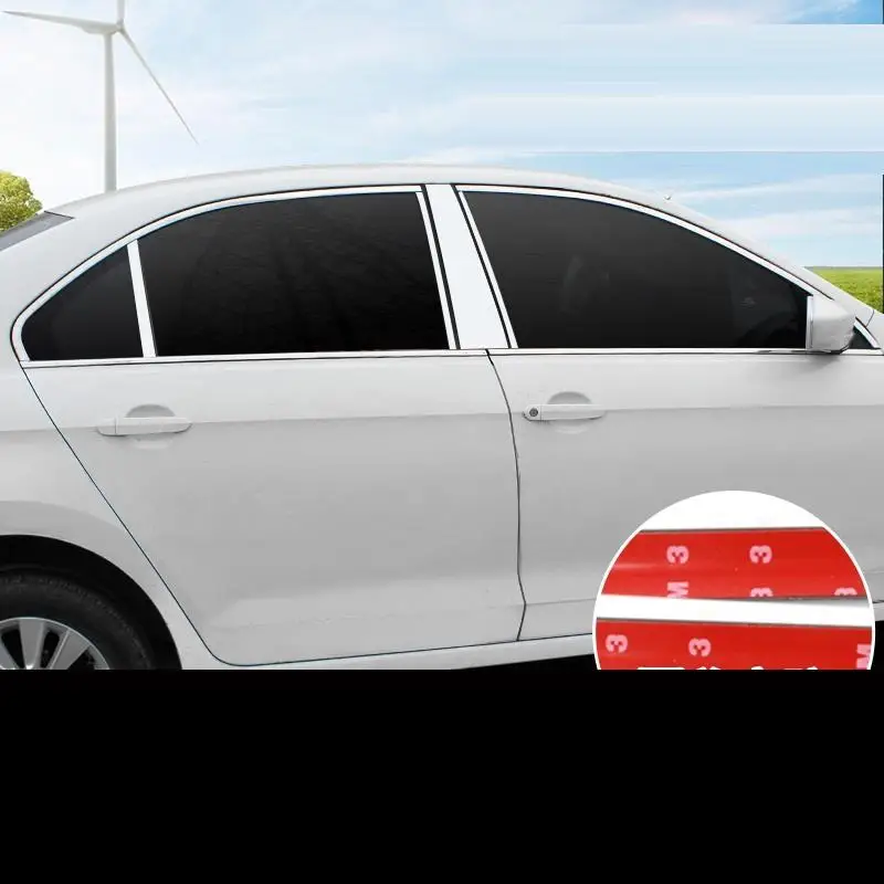 Автомобильное окно внешний хромированный декоративный модифицированный яркий