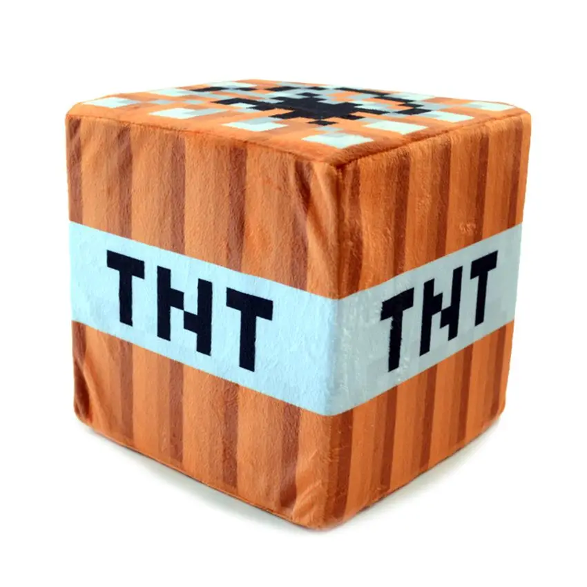 20cm TNT 1 шт. квадратная плюшевая игрушка TNT плюшевая подушка брелок подвеска мягкая игрушка детский Рождественский подарок праздничный подарок - Цвет: 20cm TNT