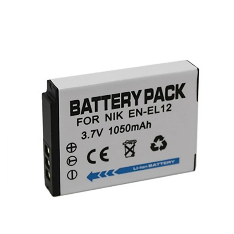 LPD 1050 мАч 100% Новый Сменный аккумулятор для камеры Nikon N EL12 ENEL12 S1200PJ AW100 S8200 S6200 S1000PJ