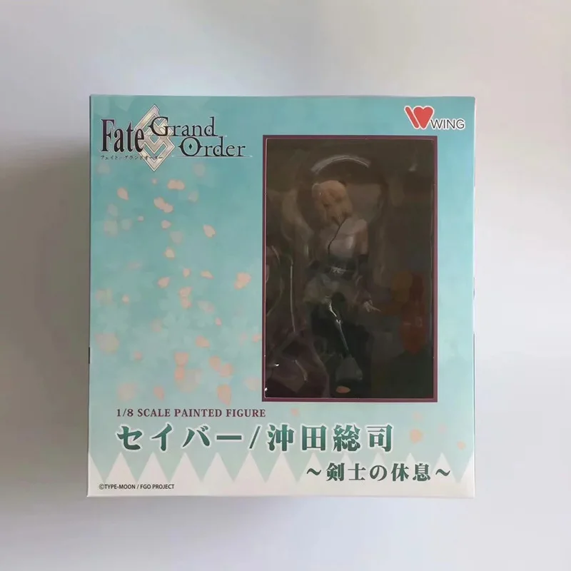 21 см аниме Fate Stay Night Fate KOHA-ACE Sakura Saber Okita Souji ПВХ Фигурки игрушки Аниме Фигурки игрушки для детей